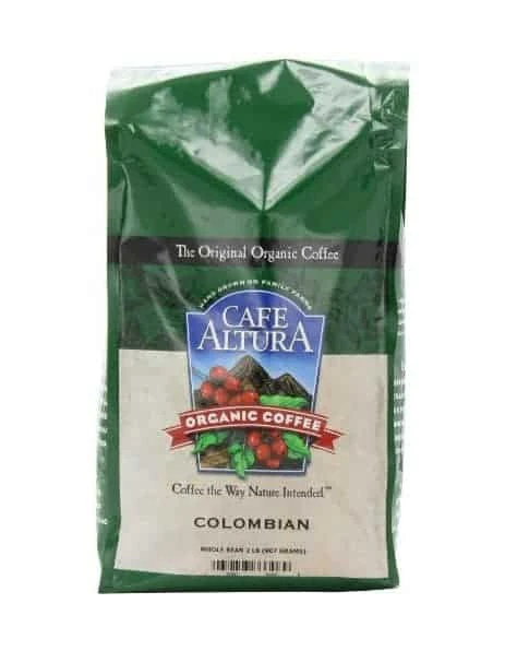 Cafe Altura Organic Colombian Whole Bean Dark Roast Coffee 32oz 1 Cafe Altura Organic Colombian Whole Bean Dark Roast Coffee 32oz