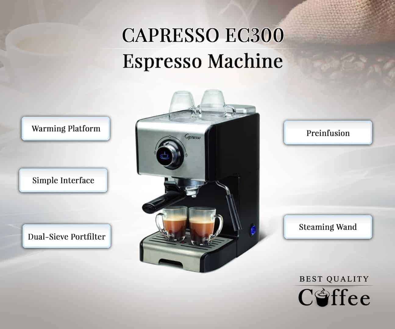 Capresso EC300 Espresso Machine 2 Capresso EC300 Espresso Machine - Image 2