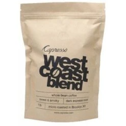 Capresso West Coast Whole Bean Medium Roast Coffee 1lb