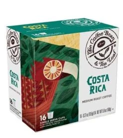 Coffee Bean And Tea Leaf Costa Rica Medium Roast Single Serve Cups 16ct