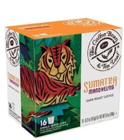 Coffee Bean And Tea Leaf Sumatra Dark Roast Single Serve Cups 16ct