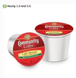 Community Coffee Decaf Cafe Special Medium Roast Single Serve Cups 72ct