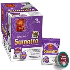 Copper Moon Sumatra Dark Roast Single Cups Aroma Cups 20ct