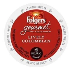 Folgers Lively Colombian Medium Roast Coffee K Cups®96ct