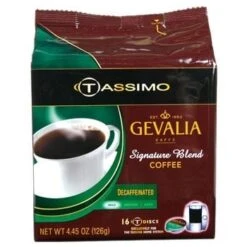 Gevalia Decaf Signature Blend Medium Roast Tassimo T-Discs 16ct