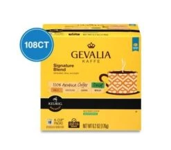 Gevalia Decaf Signature Blend Medium Roast Kcups 108ct
