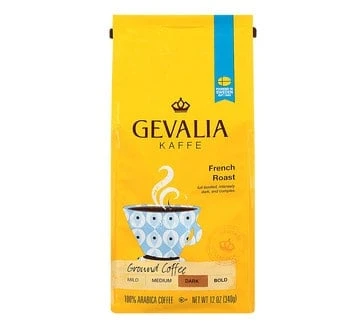 Gevalia French Roast Regular Ground Dark Roast Coffee 20oz 1 Gevalia French Roast Regular Ground Dark Roast Coffee 20oz
