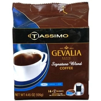 Gevalia Signature Blend Medium Roast Tassimo T-Discs 16ct 1 Gevalia Signature Blend Medium Roast Tassimo T-Discs 16ct