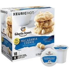 Gloria Jean’s Macadamia Cookie Medium Roast K Cups®18ct