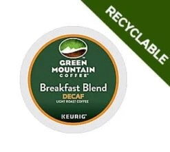 Green Mountain Coffee Decaf Breakfast Blend Recyclable Light Roast K Cups®24ct