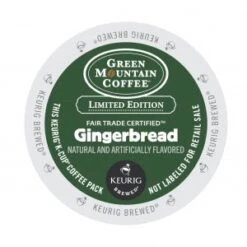 Green Mountain Coffee Fair Trade Gingerbread Light Roast Seasonal K Cups® 72ct