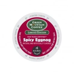 Green Mountain Coffee Spicy Eggnog Light Roast Seasonal K Cups®96ct