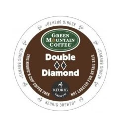 Green Mountain Coffee Double Diamond Extra Bold Dark Roast Kcups 96ct