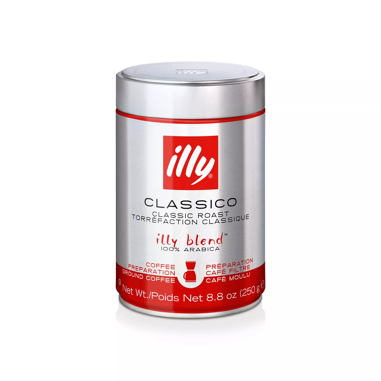 Illy Ground Drip Classico Coffee 1 Illy Ground Drip Classico Coffee