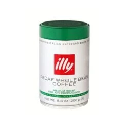 Illy’s Coffee Decaf Illy Blend Whole Bean Medium Roast Roast 8.8oz