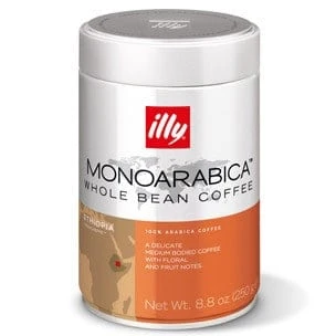 Illy’s Monoarabica Ethiopia Whole Bean Medium Roast Coffee 8.8oz 1 Illy’s Monoarabica Ethiopia Whole Bean Medium Roast Coffee 8.8oz