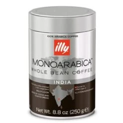 Illy’s Monoarabica India Whole Bean Dark Roast Coffee 8.8oz