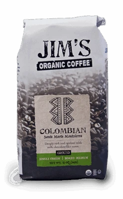 Jim’s Organic Coffee Santa Marta Montesierra Medium Roast