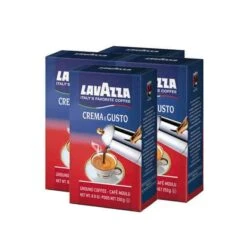 Lavazza Crema E Gusto Ground Coffee Dark Roast 8.8oz (20 Bricks)