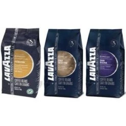 Lavazza Whole Bean Coffee Sampler Premium Blends – Three 2.2lb Bags