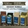 Lifeboost Coffee Organic Holiday Bundle Gourmet Coffee 72oz