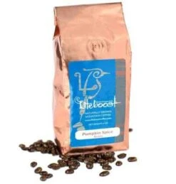 Lifeboost Coffee Fair Trade Organic Pumpkin Spice Ground Medium Roast Coffee 12oz