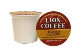 Lion Coffee Toast Coconut Medium Roast Single Cup Coffee Pods