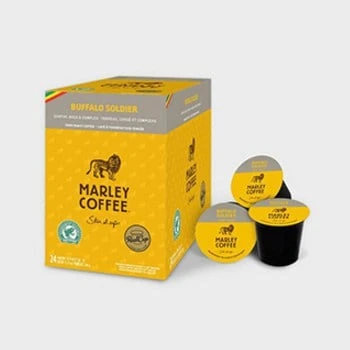 Marley Buffalo Soldier Coffee Dark Roast Realcups 24ct 2 Marley Buffalo Soldier Coffee Dark Roast Realcups 24ct - Image 2