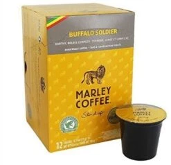 Marley Buffalo Soldier Coffee Dark Roast Coffee Pods 24ct