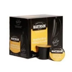 Martinson Breakfast Blend Coffee Light Roast Real Cups 24ct