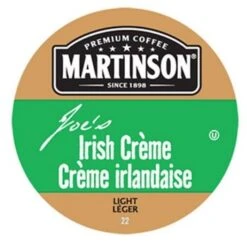 Martinson Irish Creme Coffee Light Roast RealCup Coffee Pods 24ct