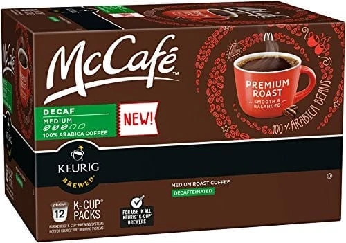 McCafe Decaf Premium Medium Roast Coffee K Cups®12ct 1 McCafe Decaf Premium Medium Roast Coffee K Cups®12ct