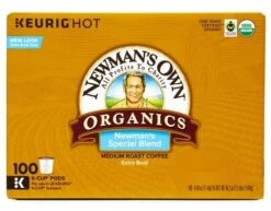 Newman’s Own Organic Special Blend Medium Roast Kcups 100ct