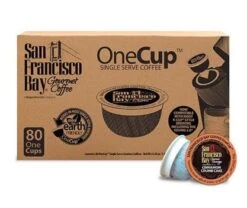 San Francisco Bay Cinnamon Crumb Cake Medium Roast Single Serve One Cup 80ct