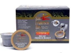 San Francisco Bay Decaf French Roast Dark Roast Single Serve One Cup 72ct