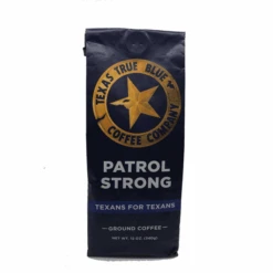 Texas True Blue Coffee Patrol Blend Medium Dark Roast