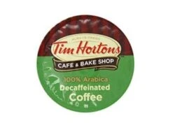 Tim Horton’s Decaf Arabica Coffee Dark Roast Single Serve Coffee Cups 96ct