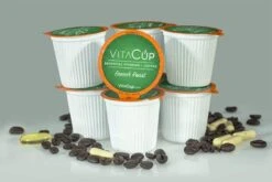 VitaCup French Roast Dark Roast Healthy Coffee Pods 128ct Bulk