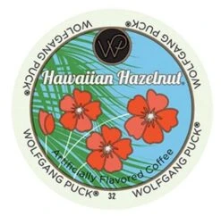 Wolfgang Hawaiian Hazelnut Coffee Light Roast Realcups 48ct